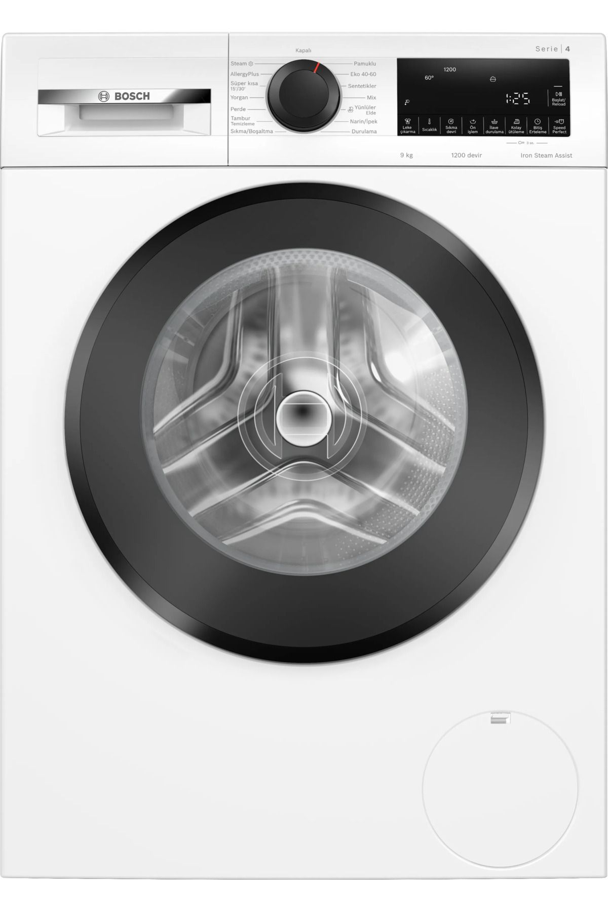 BOSCH WGA242Z0TR 9 Kg 1200 Devir Beyaz Çamaşır Makinesi