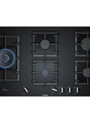 Bosch PPS9A6B90 90 cm Wok Gözlü Siyah Cam Ankastre Ocak